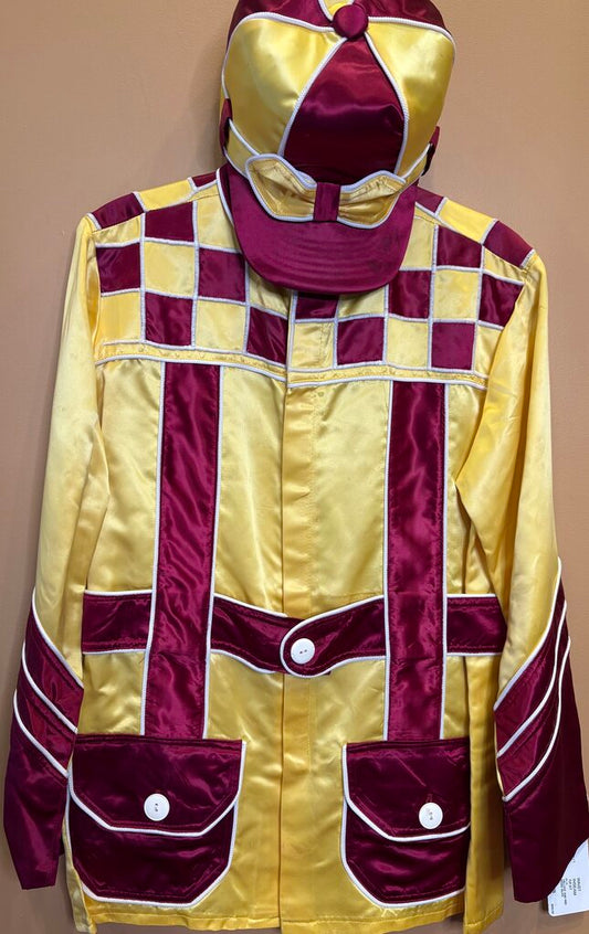 YELLOW AND RED ROAD SILKS