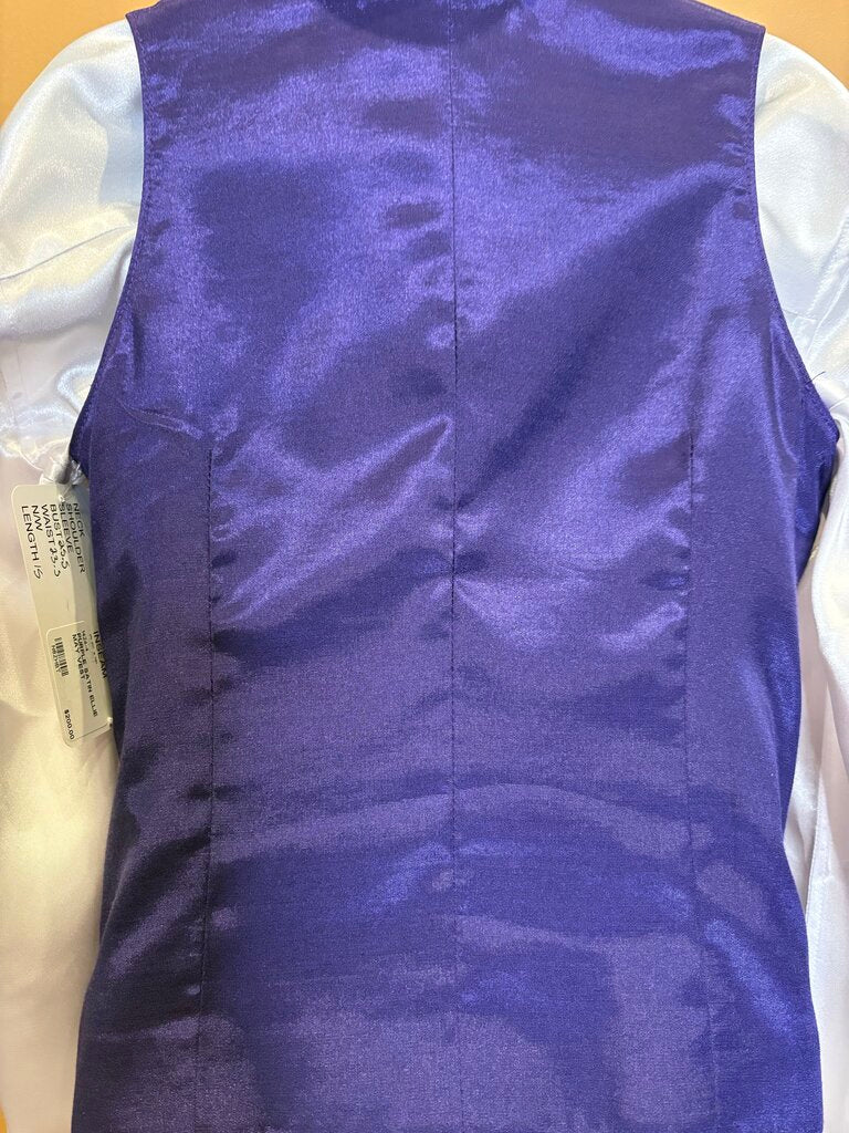 PURPLE SATIN ELLIE MAY VEST