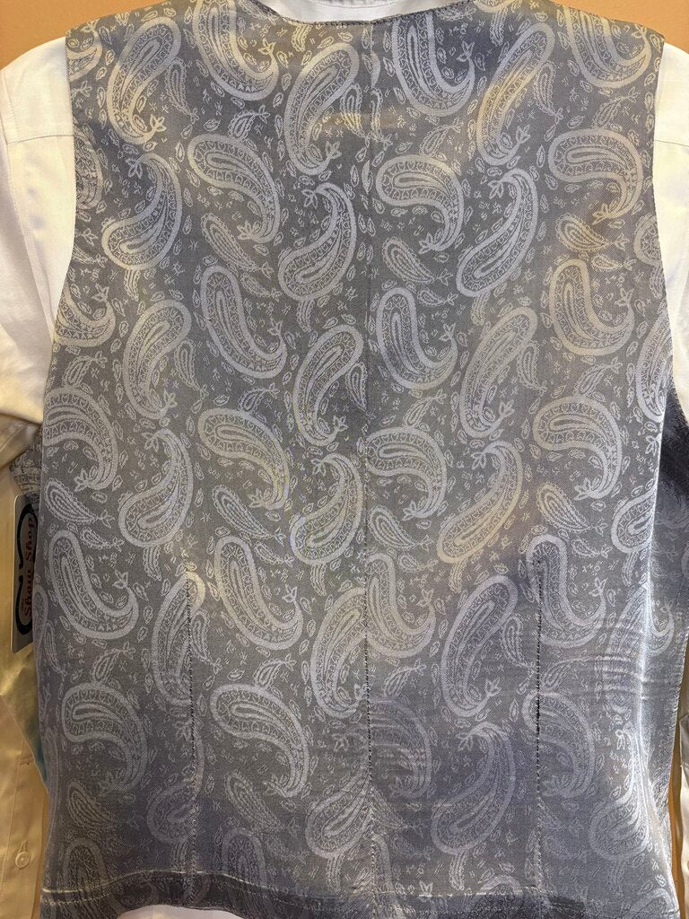 TEAL SATIN BBRO'S VEST