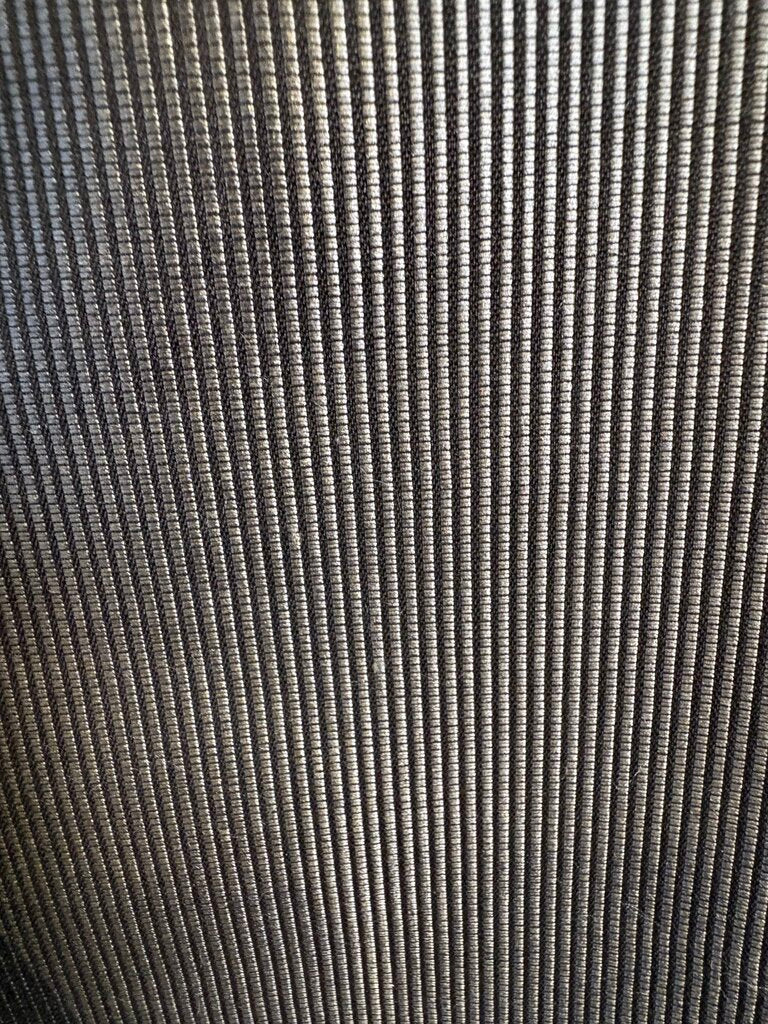 BLACK AND SILVER STRIPE MARSHA DEARRIAGA DAY COAT