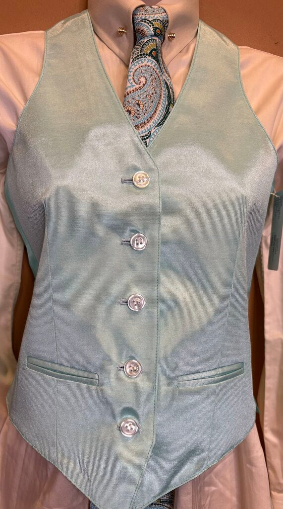 MINT SATEEN BETTY BERDINE VEST
