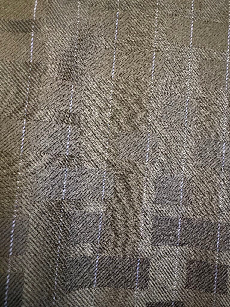 BLACK BOX PATTERN WITH PURPLE STRIPE BETTY BERDINE JODS