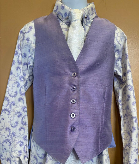 PURPLE PAISLEY SCINTILL SHIRT