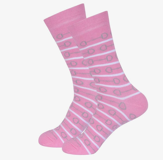 PINK SNAFFLE SOCKS