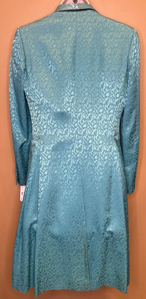 TEAL PATTERN DEREGNAUCOURT DAY COAT
