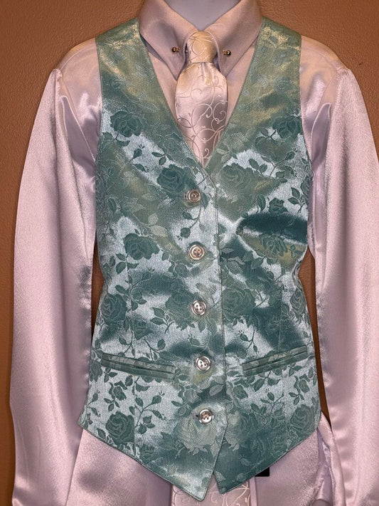 BRAND NEW MINT ROSES VEST BETTY BERDINE