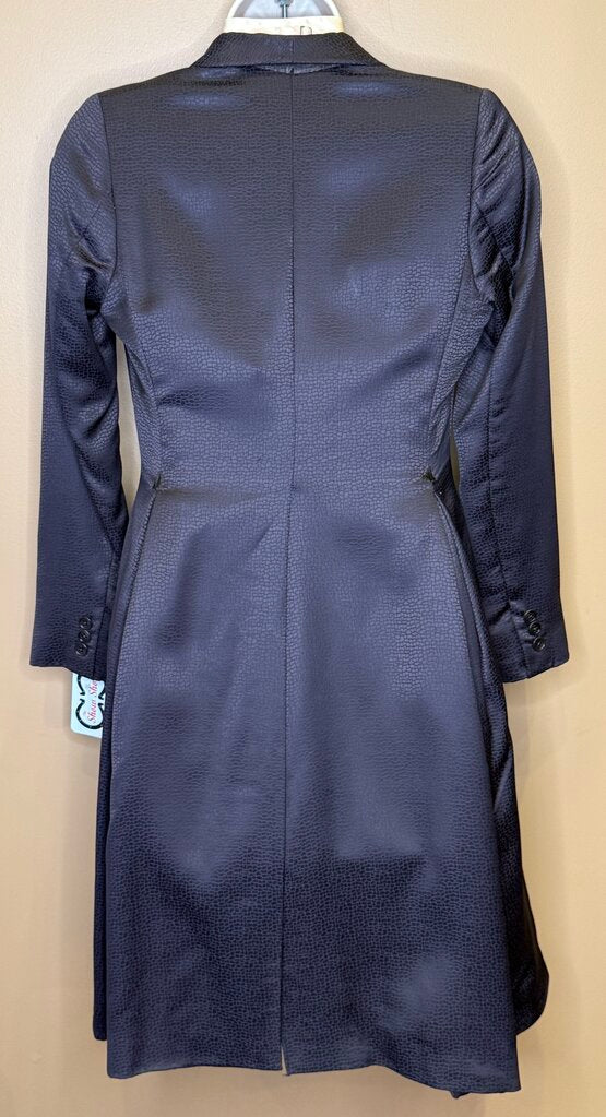 BROWN TONE ON TONE PATTERN DAY COAT
