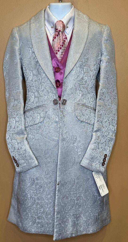 SILVER PAISLEY HAWKWOOD DAY COAT