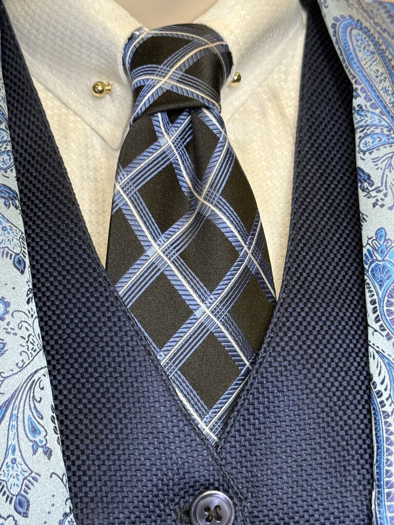NAVY BLACK TIE