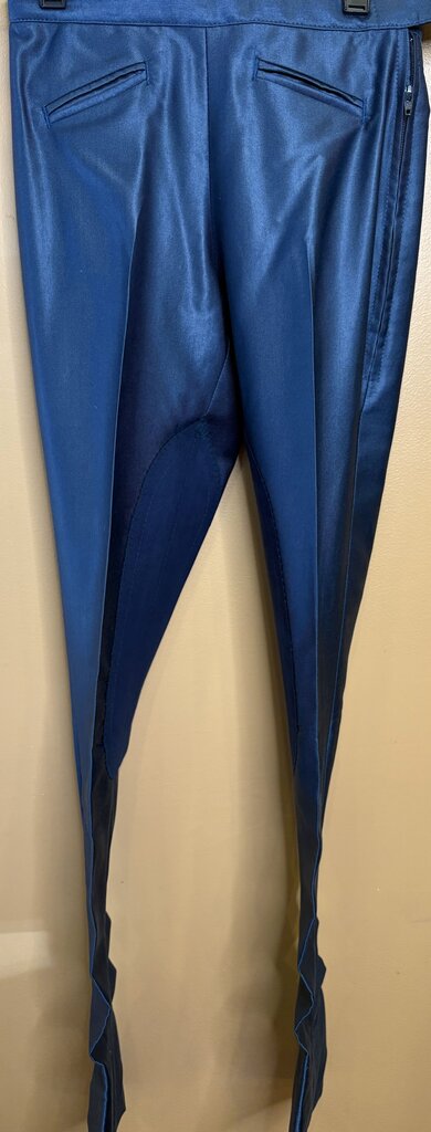 MEDIUM BLUE SHEEN BECKER BRO'S DAY SUIT