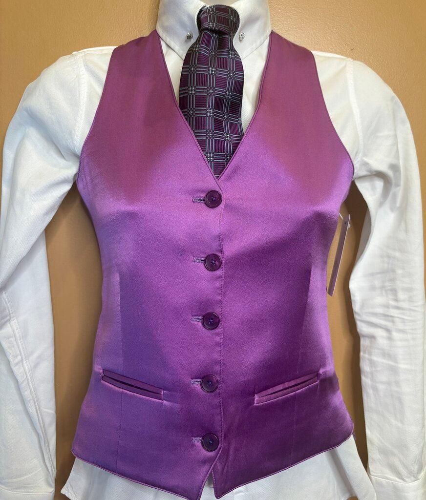PINK SATIN DEREGNAUCOURT VEST
