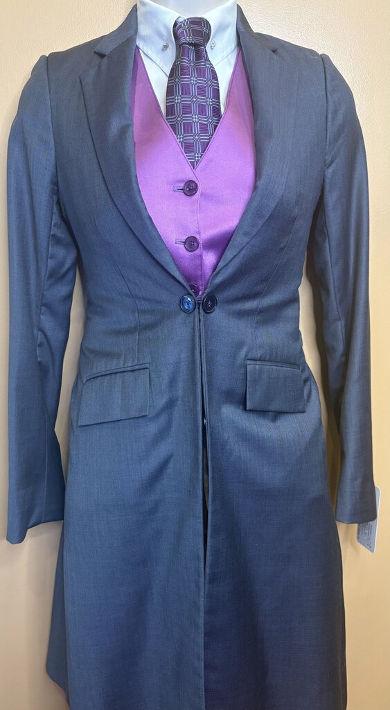 SLATE BLUE DEREGNAUCOURT DAY SUIT