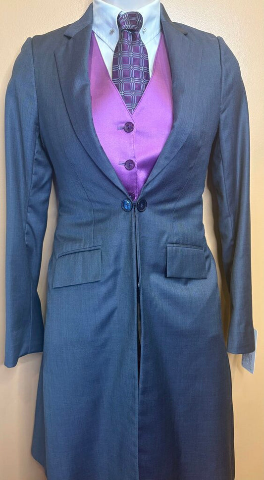 SLATE BLUE DEREGNAUCOURT DAY SUIT