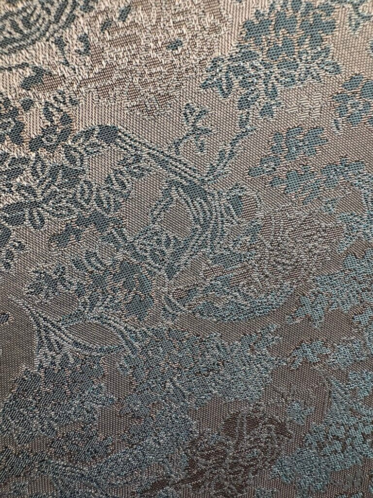 LIGHT BLUE BROCADE BBRO'S DAY COAT