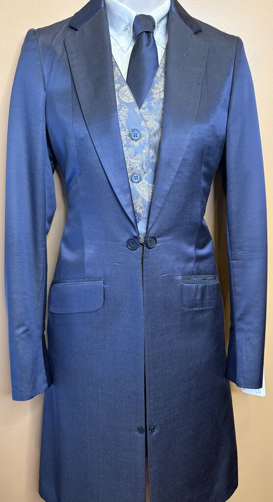 SLATE BLUE WITH SHEENE SHOW SEASONS DAY SUIT
