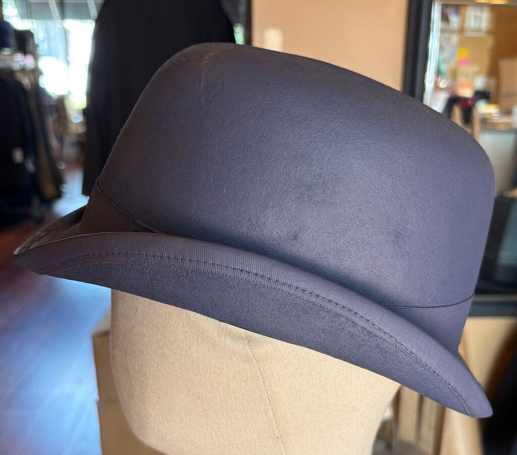 CUSTOM DYED SLATE BLUE BETTY BERDINE DERBY 7 1/4