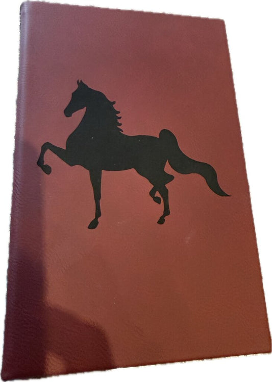 RED LEATHER BOUND JOURNAL