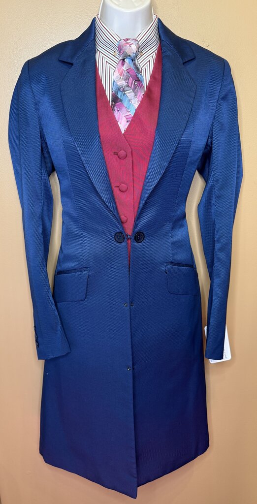 MEDIUM BLUE SQUARE PATTERN MARSHA DAY SUIT