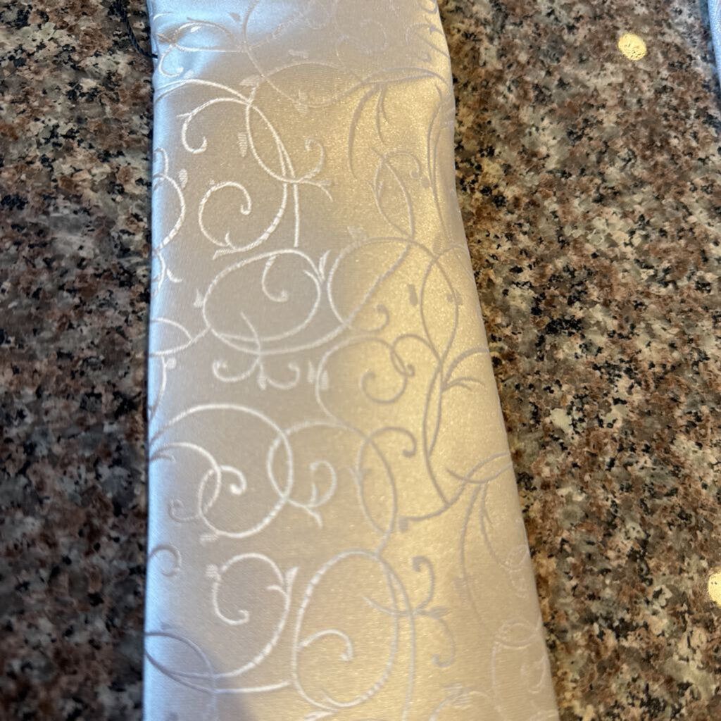 WHITE TIE SWIRLS