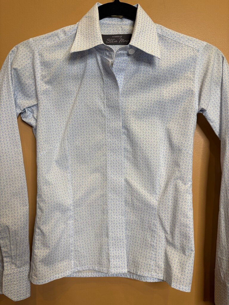 BLUE FLOWERS ELLIE MAY SHIRT