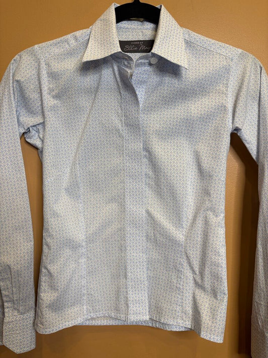 BLUE FLOWERS ELLIE MAY SHIRT