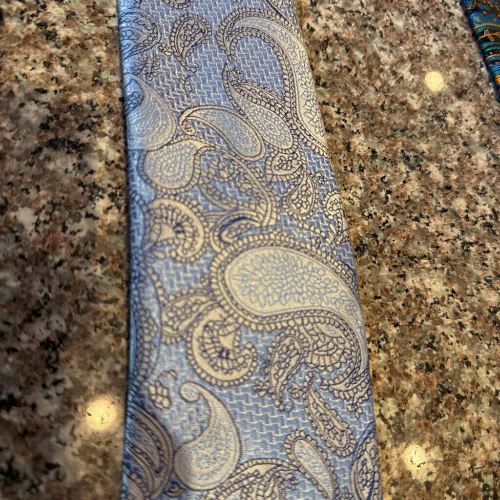 BLUE PAISLEY TIE