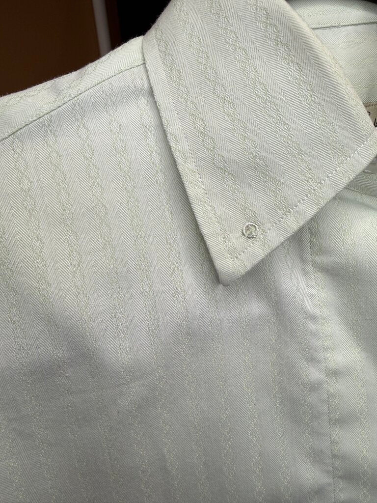 GREEN PATTERN BETTY BERDINE SHIRT