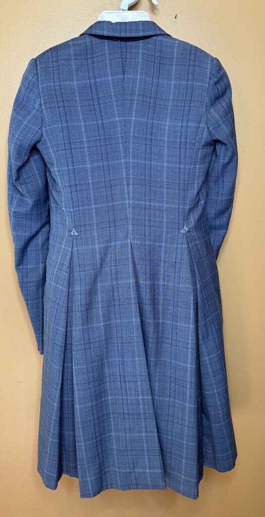 BLUE WINDOWPANE DEREGNAUCOURT DAY SUIT