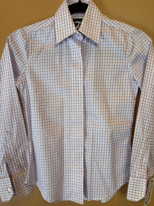 PURPLE CHECK DEREGNAUCOURT SHIRT