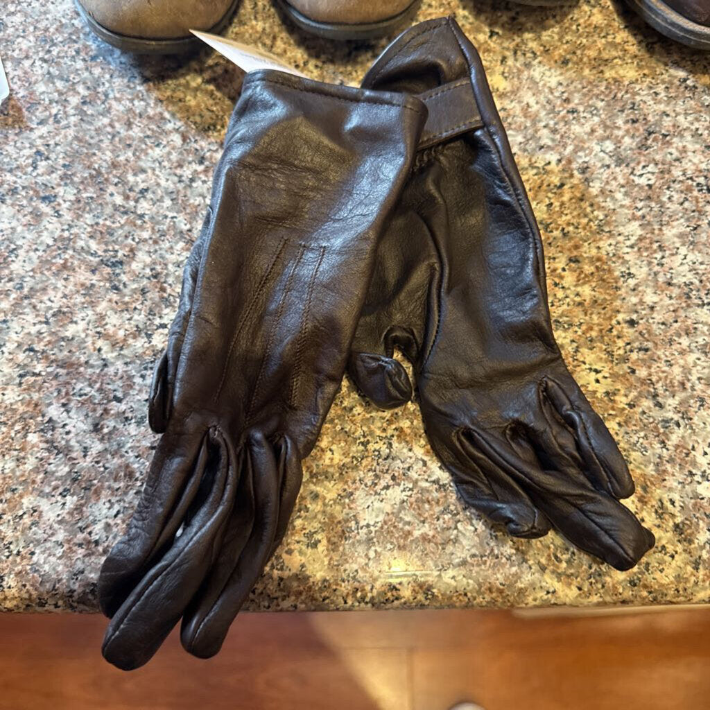 BROWN GLOVES CHESTER JEFFERIES SIZE 6