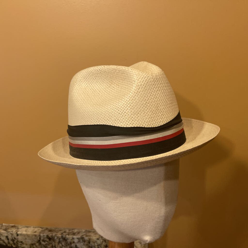 HAT - STRAW SNAP BRIM (2462)