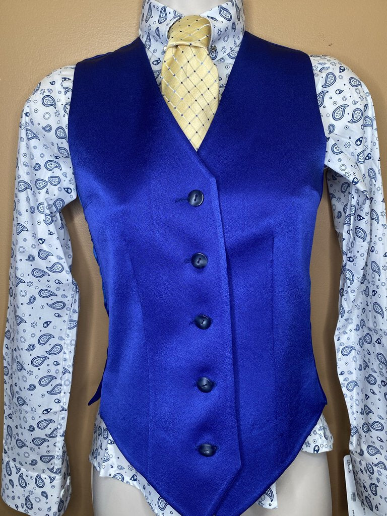 TIE YELLOW WITH BLUE DOTS