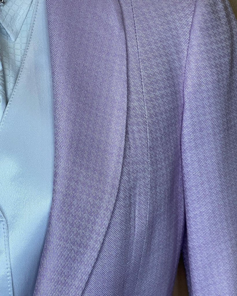 DAY COAT PURPLE HOUNDSTOOTH FRIERSON