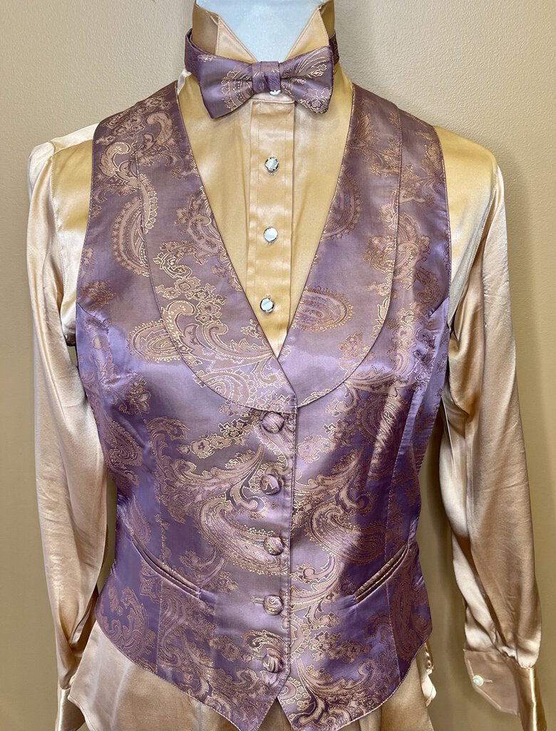 FORMAL VEST SHIRT COMBO DEREGNAUCOURT PINK/PEACH PAISLEY