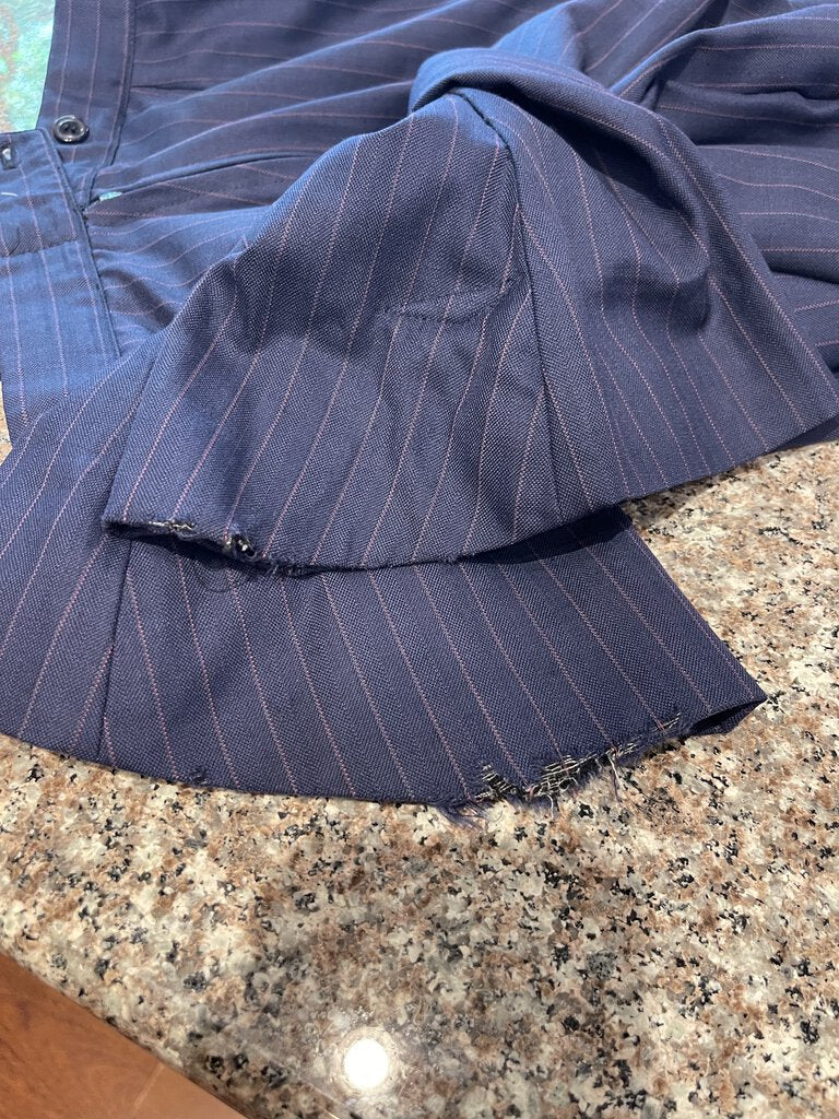 DAY SUIT BBROS NAVY WITH PINK STRIPE