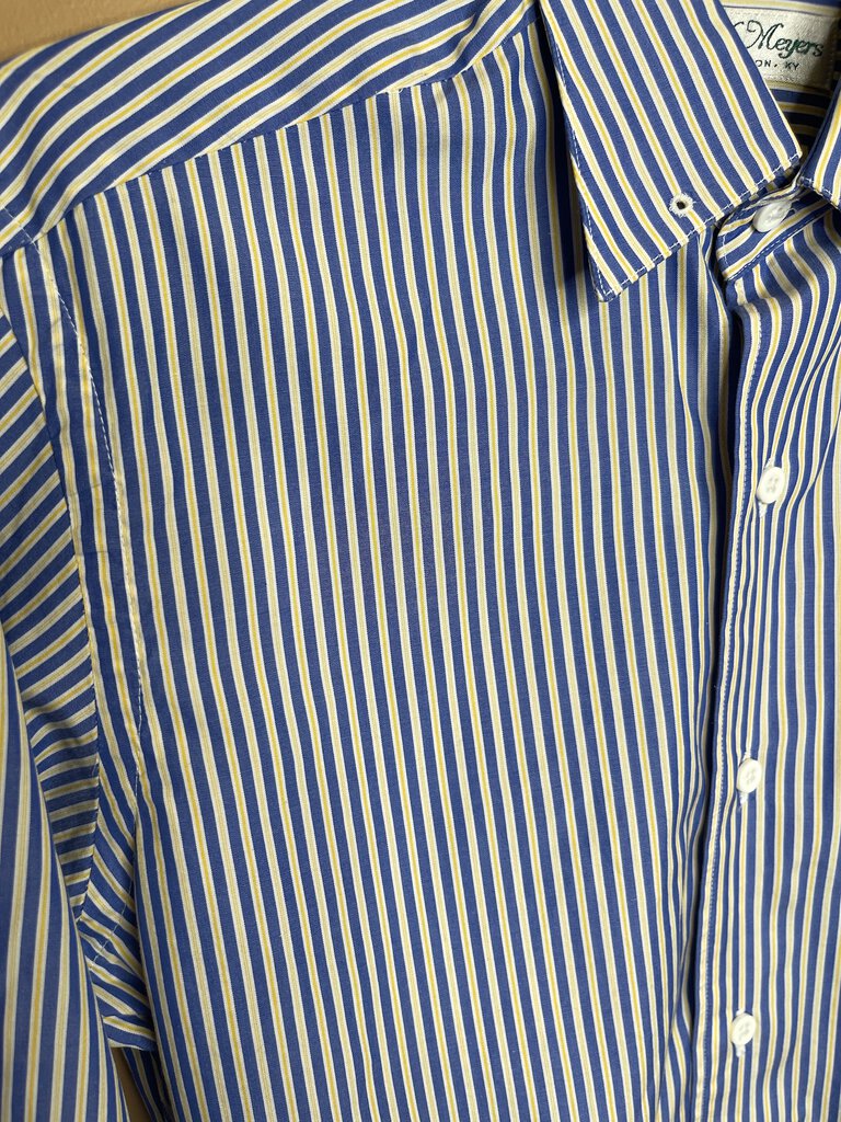 SHIRT BLUE/YELLOW STRIPE CM