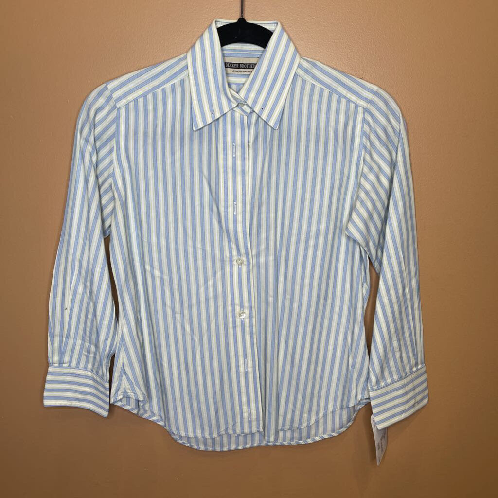 SHIRT BLUE STRIPE BECKER BROTHERS