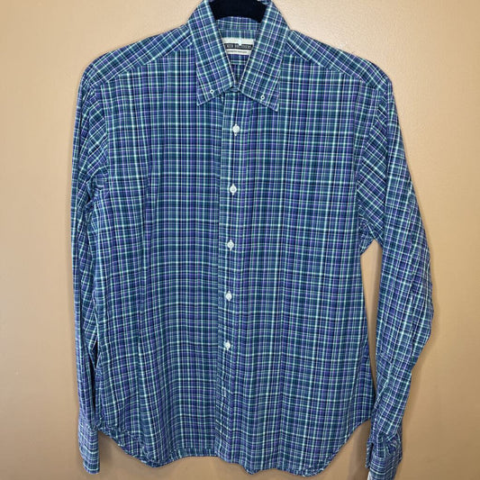 SHIRT PURPLE PLAID BECKER BROTHERS