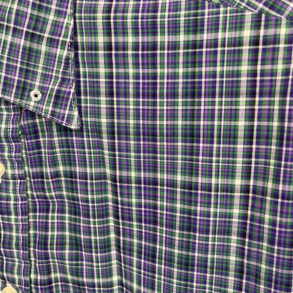 SHIRT PURPLE PLAID BECKER BROTHERS