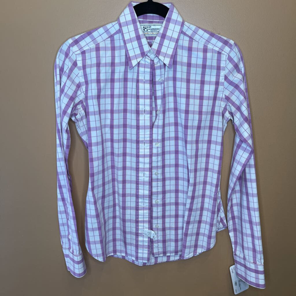 SHIRT PURPLE CHECK SKIP/GAMBERT