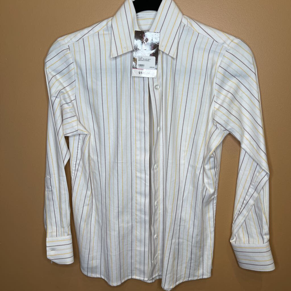 SHIRT ELLIE MAY BROWN STRIPE