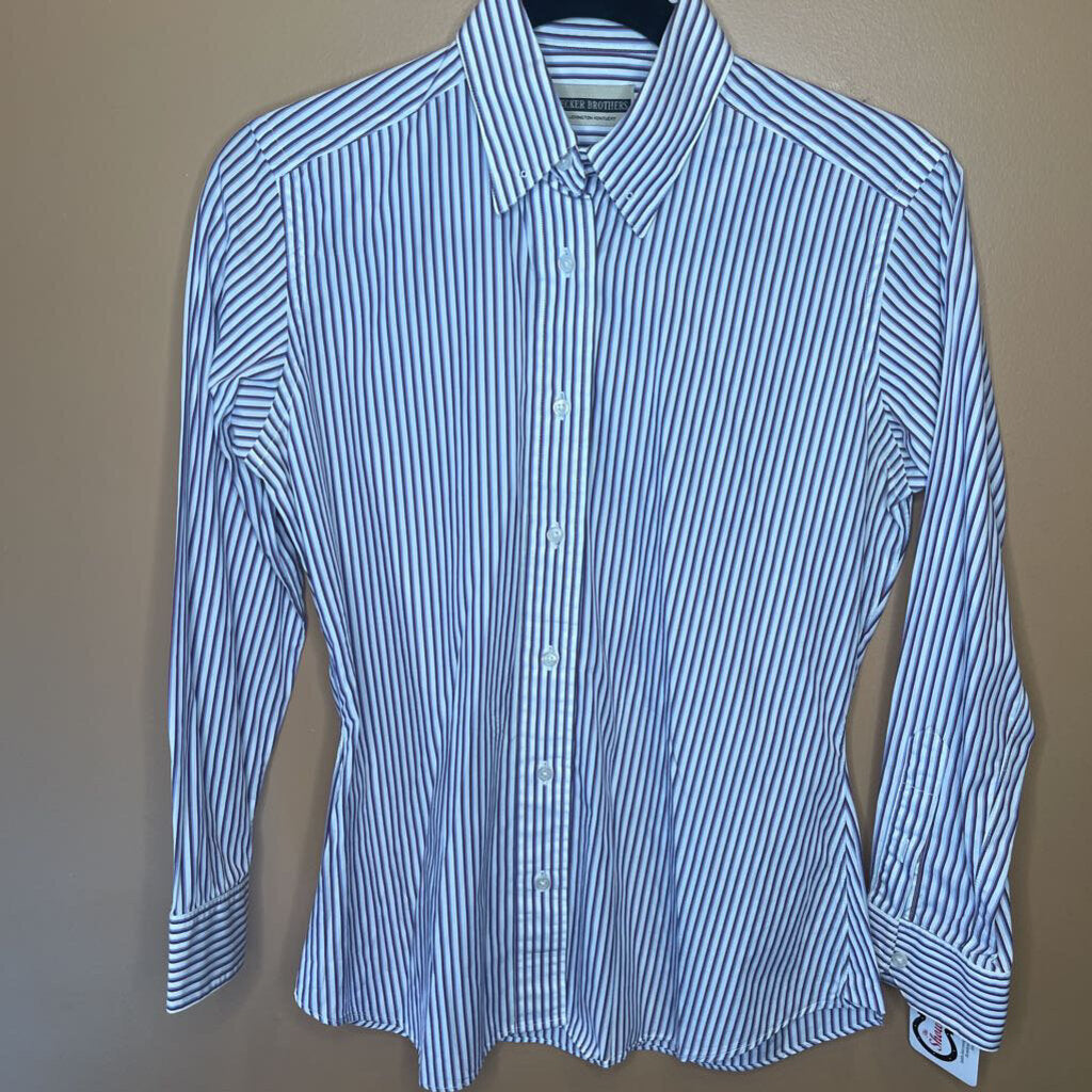 SHIRT BLUE/RED STRIPE BECKER BROTHERS