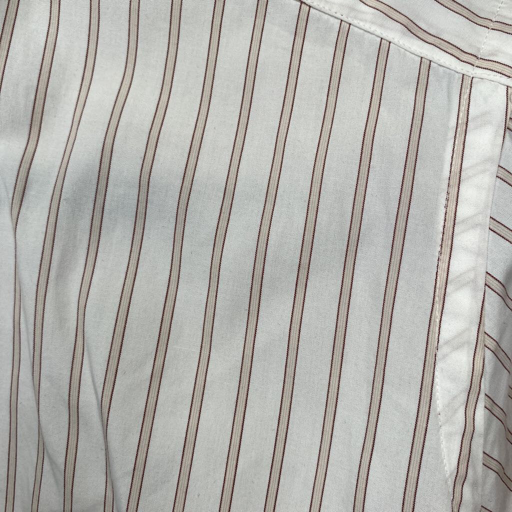 SHIRT WHITE WITH BROWN STRIPE BECKER BROTHERS