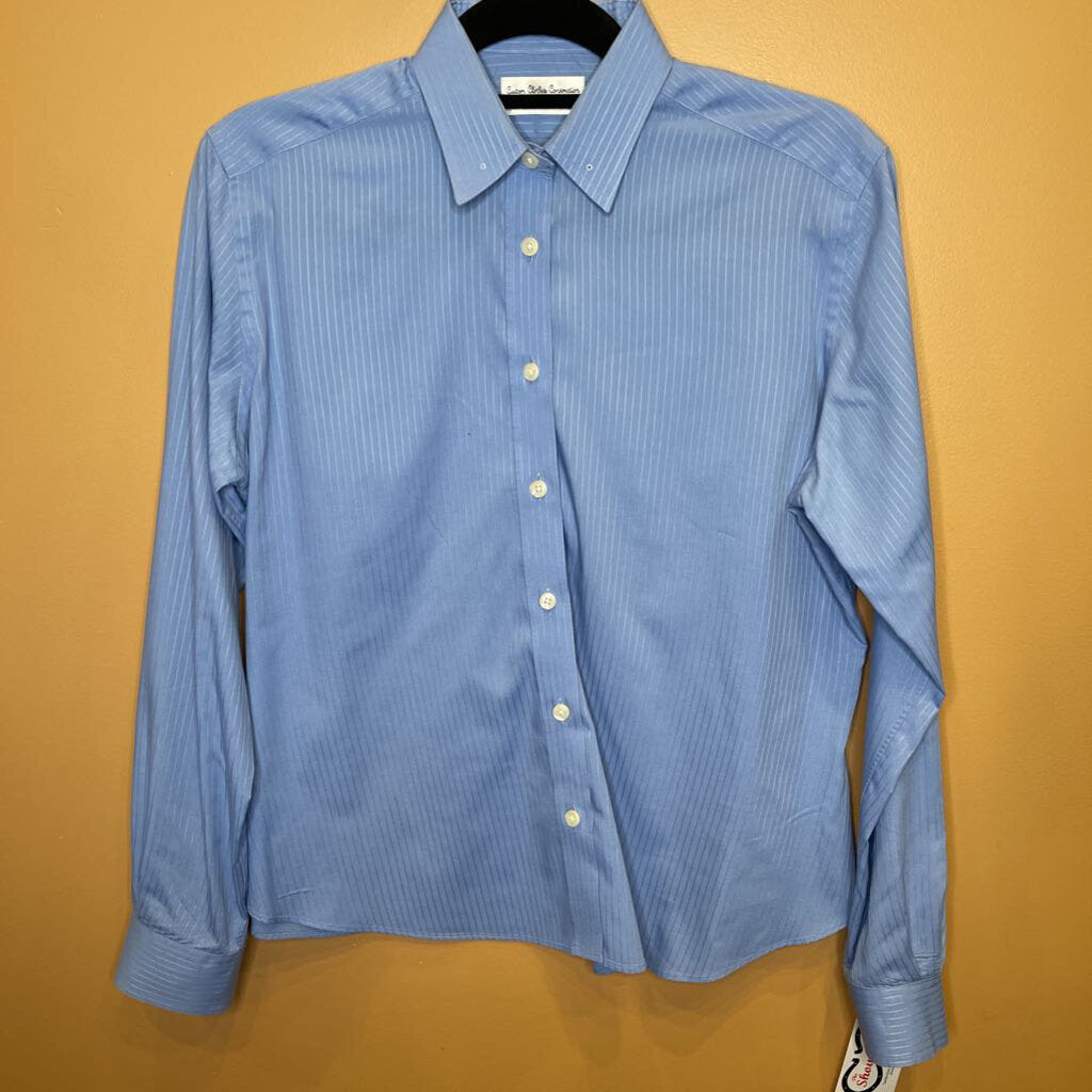 SHIRT BLUE STRIPE CUSTOM CLOTHES