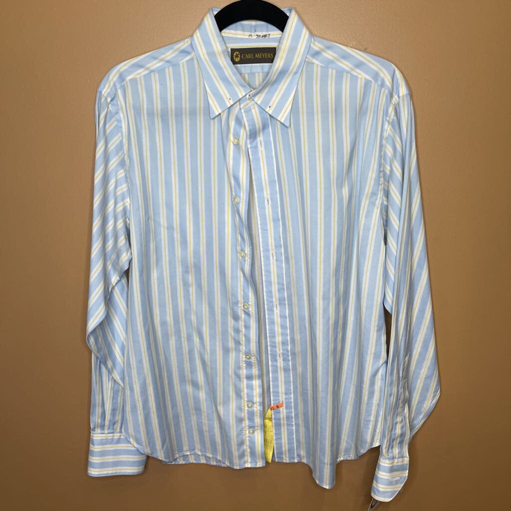 SHIRT BLUE/YELLOW STRIPE CM