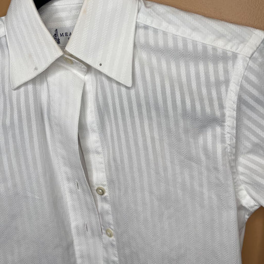 SHIRT WHITE PATTERN MEASURE UP