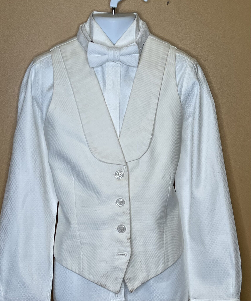 FORMAL VEST WHITE PIQUE