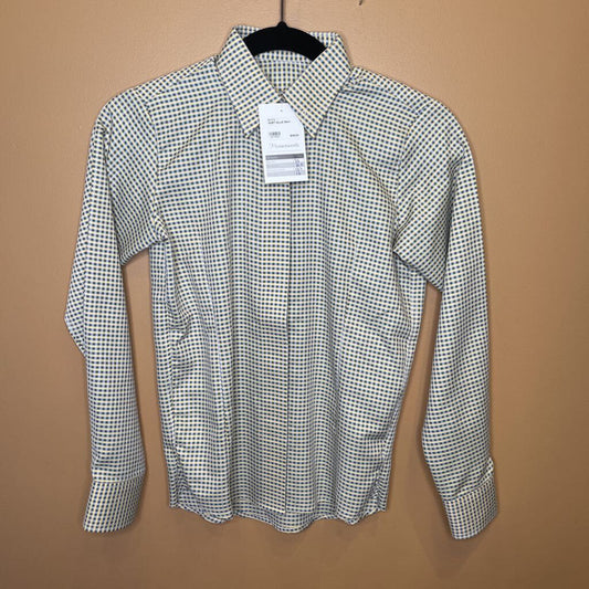 SHIRT ELLIE MAY YELLOW/GRAY CHECK