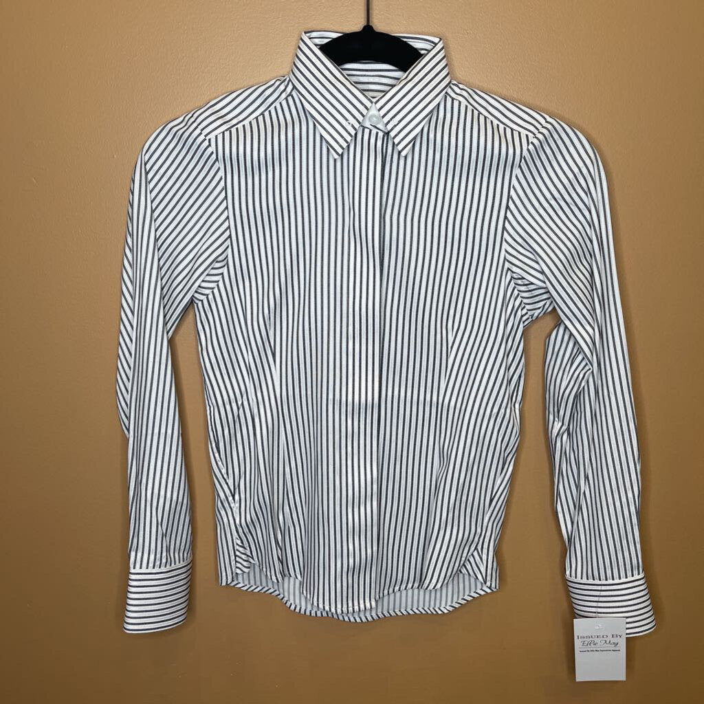 SHIRT ELLIE MAY BLACK/WHITE STRIPE 12