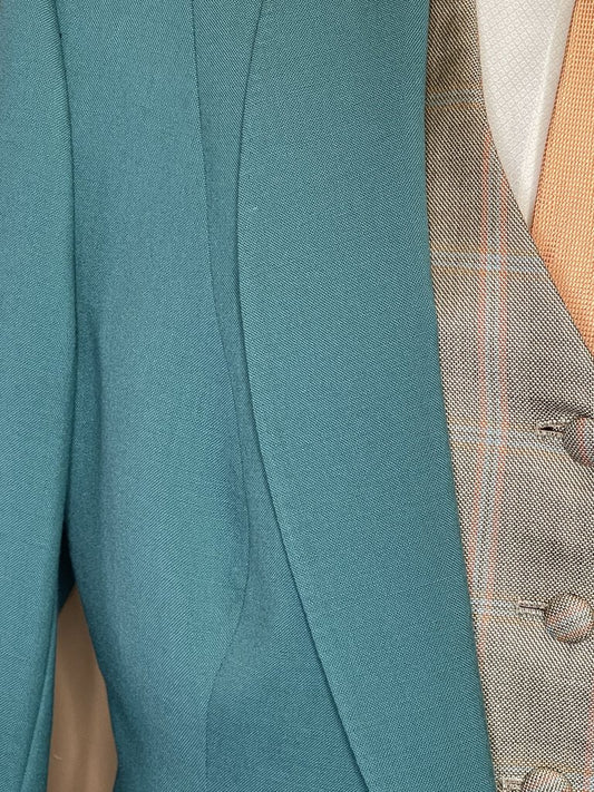 DAY COAT TEAL LECHEVEAL